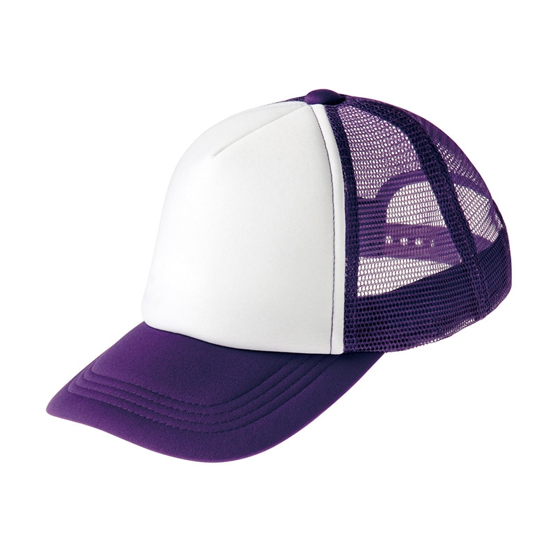 ㈱アーテックイベントメッシュキャップ　パープル×ホワイト　067 1個（ご注文単位1個）【直送品】