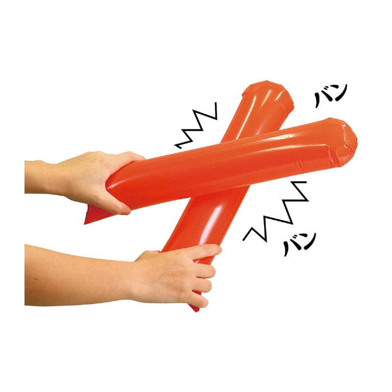 ㈱アーテックスティックバルーン　レッド 1個（ご注文単位1個）【直送品】