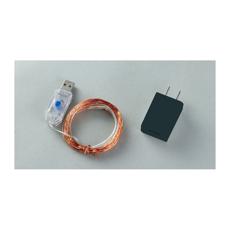 ㈱アーテックイルミネーションライト5m USBアダプター付 1台(ご注文単位1台)【直送品】