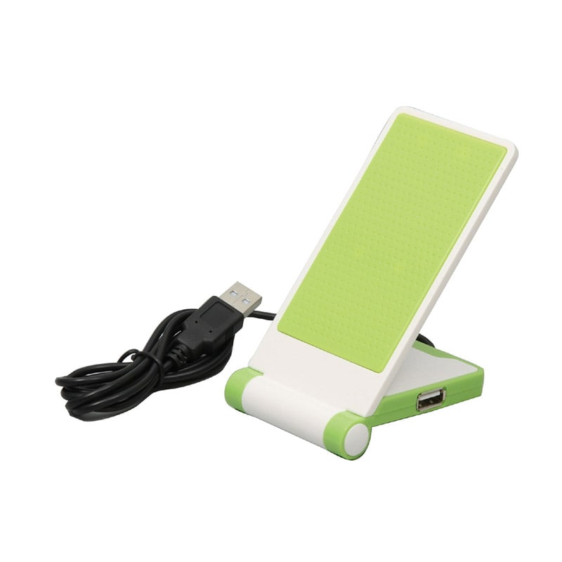 ㈱アーテックUSBポート付携帯ホルダー グリーン 1個(ご注文単位1個)【直送品】