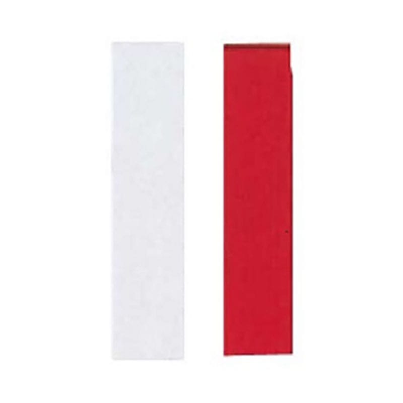 ㈱アーテックプレート用名札（赤＋白） 1個（ご注文単位1個）【直送品】