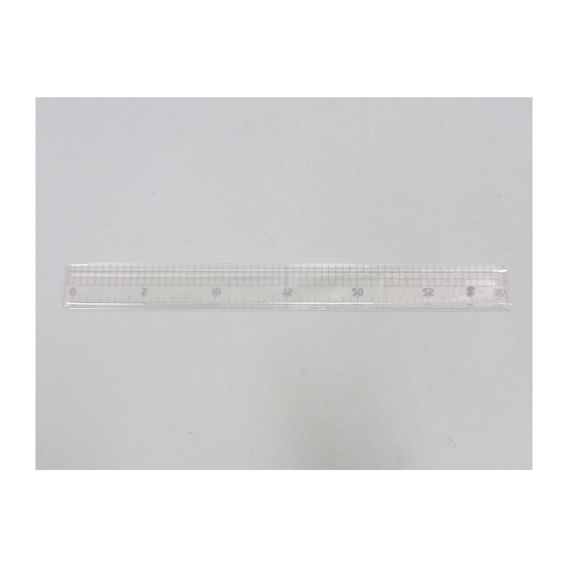 ㈱アーテックT　アクリル製溝付定規　30cm 1本（ご注文単位1本）【直送品】