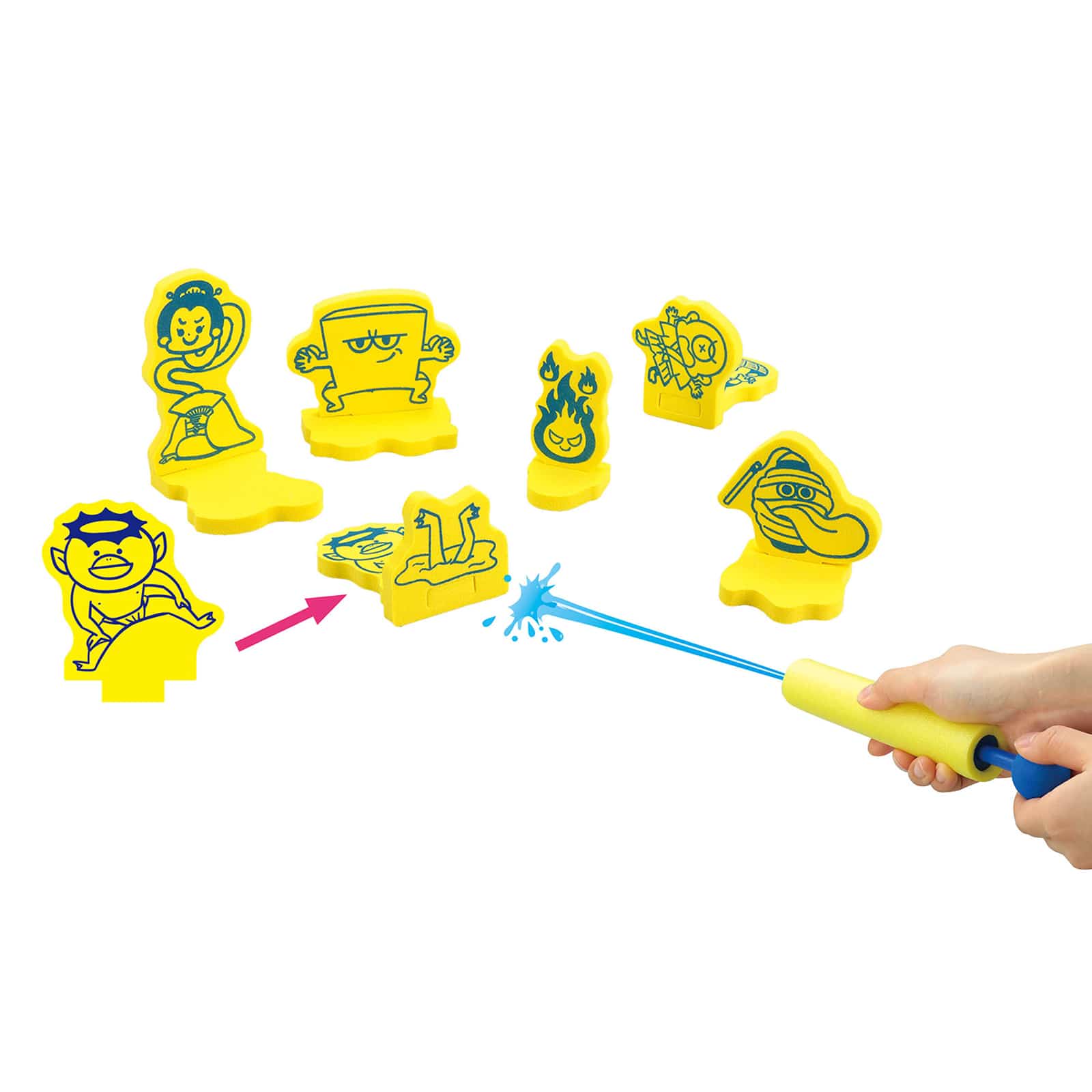 ㈱アーテック おふろでようかい射的1個(ご注文単位1個)【直送品】