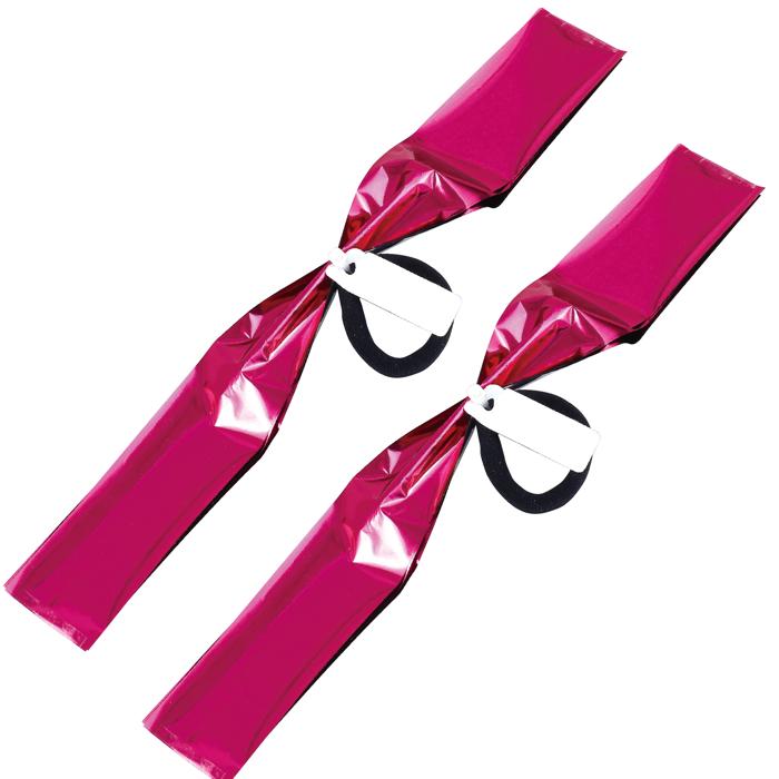 ㈱アーテック ハンドフリーチアポンポン名札付 ピンクシルバー1組（ご注文単位1組）【直送品】