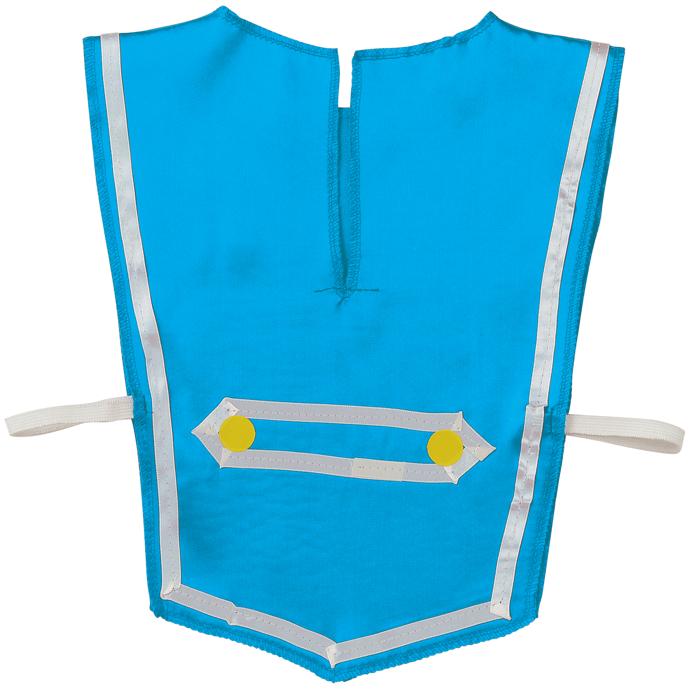 ㈱アーテック ソフトサテン マーチングトップ 青1枚(ご注文単位1枚)【直送品】