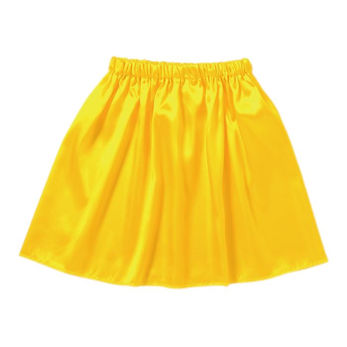 ㈱アーテック ソフトサテンフレアスカート M 黄1枚（ご注文単位1枚）【直送品】