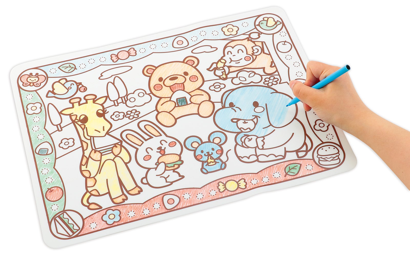 ㈱アーテック おえかきぬりえシート 水性ペン付1セット(ご注文単位1セット)【直送品】