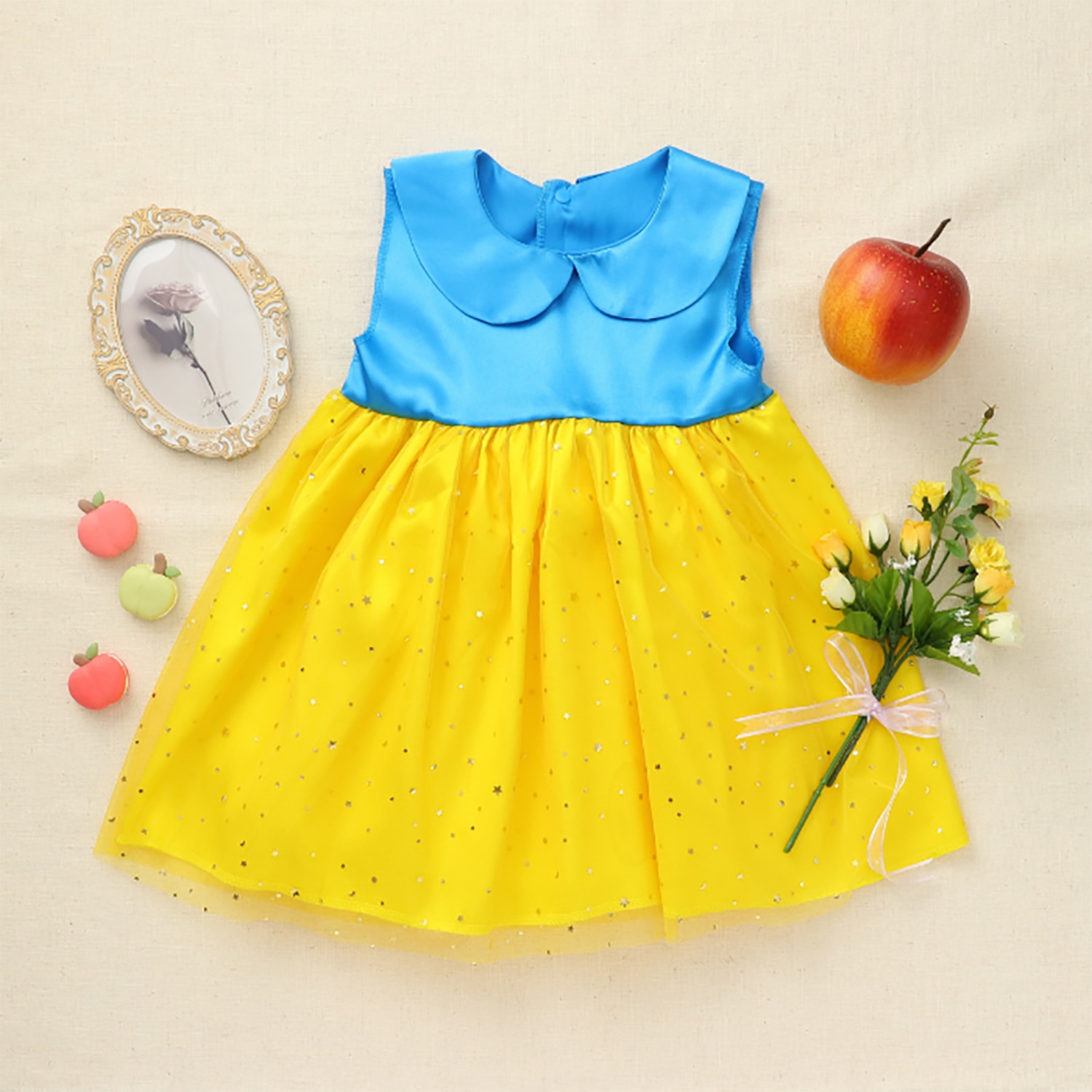 ㈱アーテック プリンセスドレス ブルー&イエロー1セット(ご注文単位1セット)【直送品】