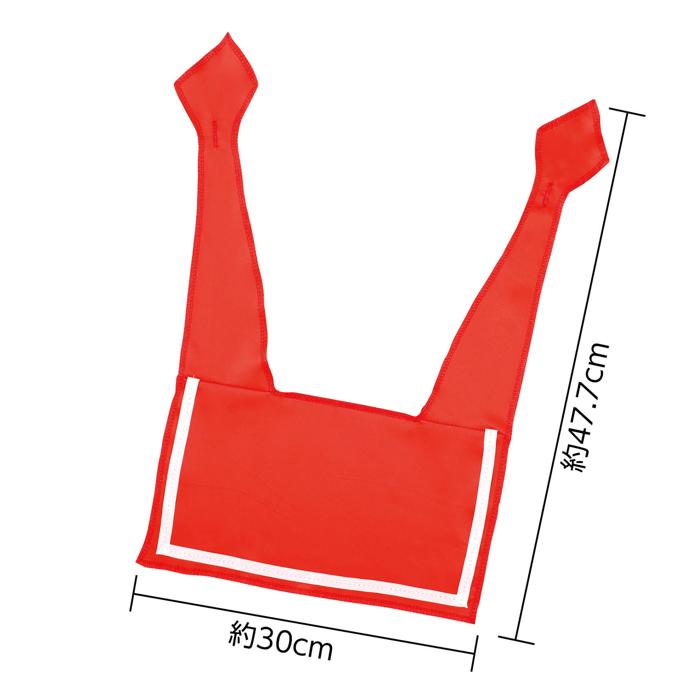 ㈱アーテック ソフトサテン セーラーえり 赤1枚(ご注文単位1枚)【直送品】