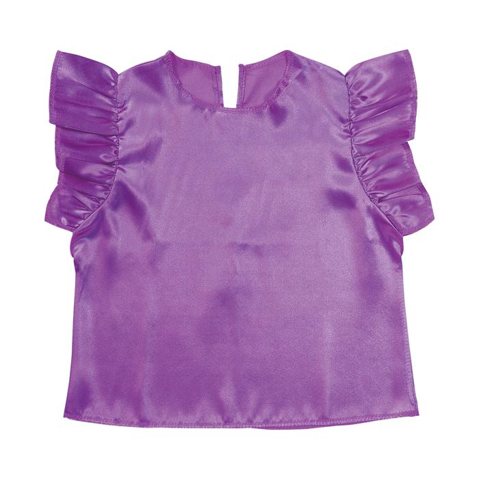 ㈱アーテック ソフトサテン フリフリシャツ C 紫1個（ご注文単位1個）【直送品】