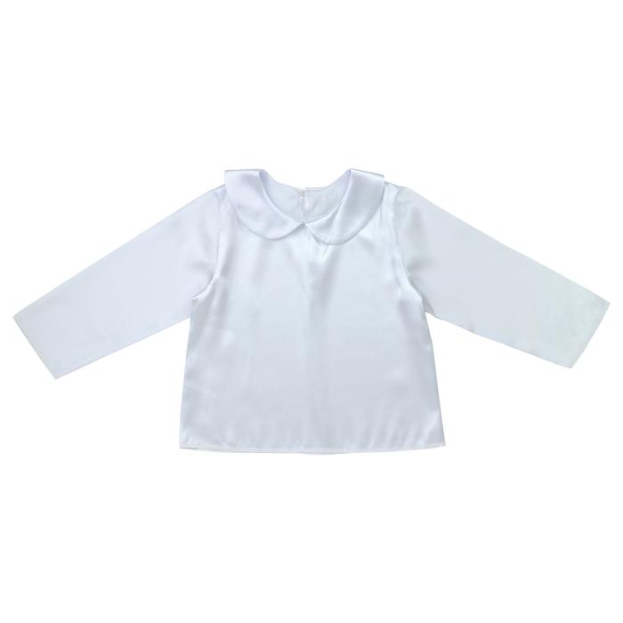 ㈱アーテック ソフトサテン 長袖ブラウス C 白1枚（ご注文単位1枚）【直送品】