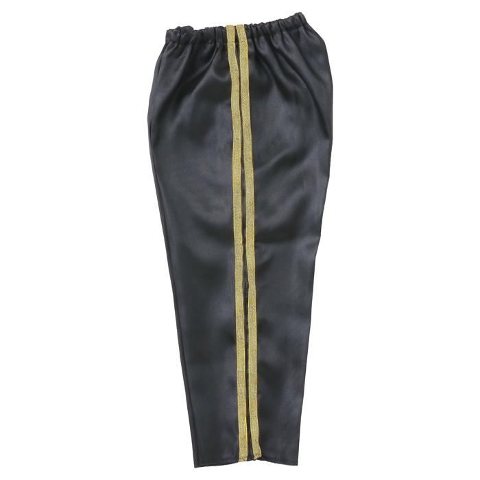 ㈱アーテック ソフトサテン テーパードパンツライン C 黒1枚(ご注文単位1枚)【直送品】