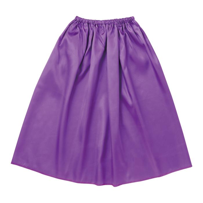 ㈱アーテック ソフトサテン マント・スカート ストレート 紫1枚(ご注文単位1枚)【直送品】