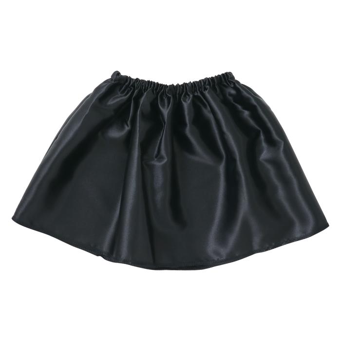 ㈱アーテック ソフトサテン スカート 黒1枚(ご注文単位1枚)【直送品】