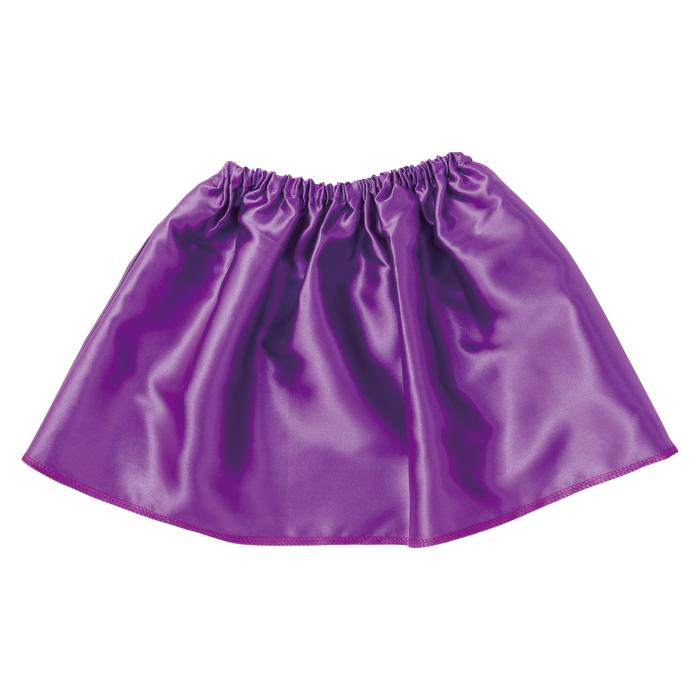 ㈱アーテック ソフトサテン スカート 紫1枚(ご注文単位1枚)【直送品】