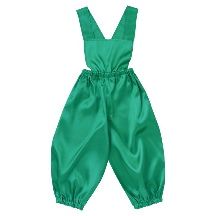 ㈱アーテック ソフトサテン サロペットパンツ J 緑1枚（ご注文単位1枚）【直送品】