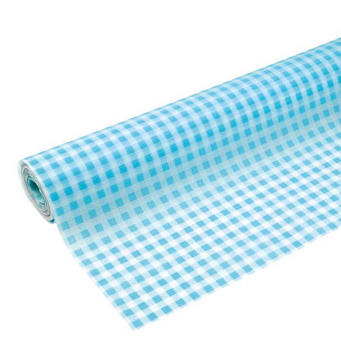 ㈱アーテック カラー不織布 ギンガムチェック 水 5m 切売1個(ご注文単位1個)【直送品】