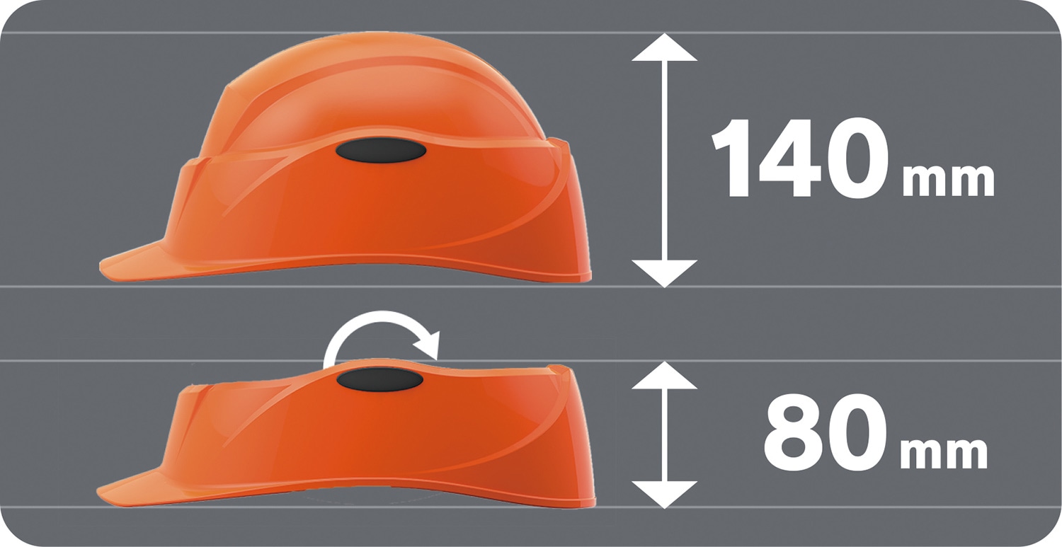㈱アーテック 回転式ヘルメット Crubo130 オレンジ1個（ご注文単位1個）【直送品】