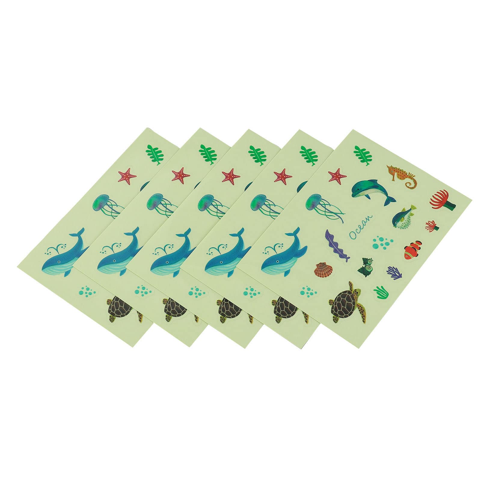 ㈱アーテック うみのいきものシール 5枚組1セット(ご注文単位1セット)【直送品】