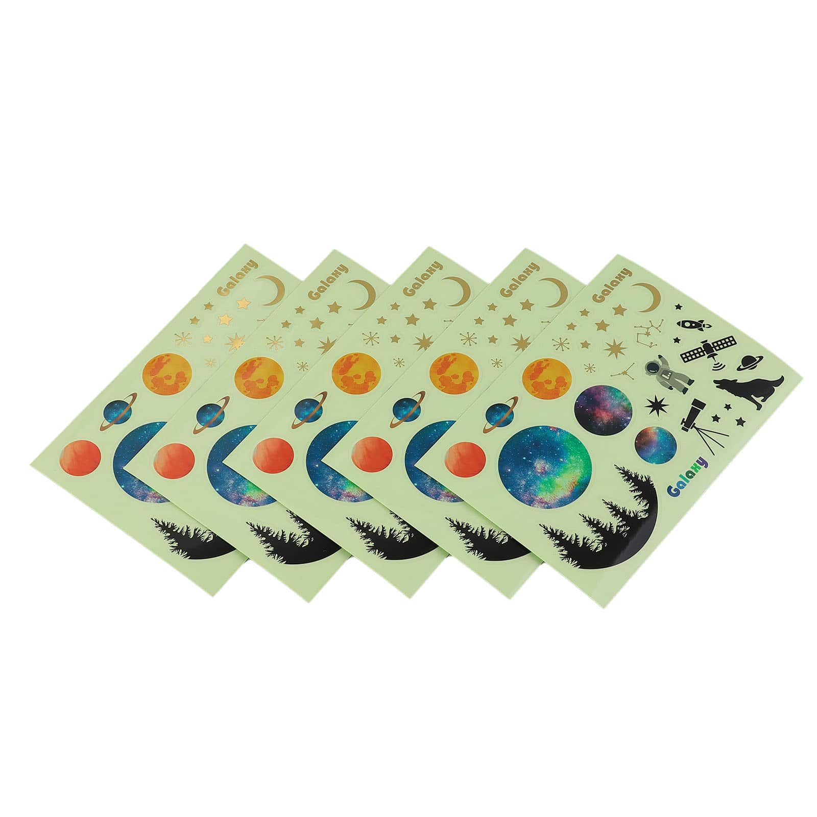 ㈱アーテック ギャラクシーシール 5枚組1セット(ご注文単位1セット)【直送品】