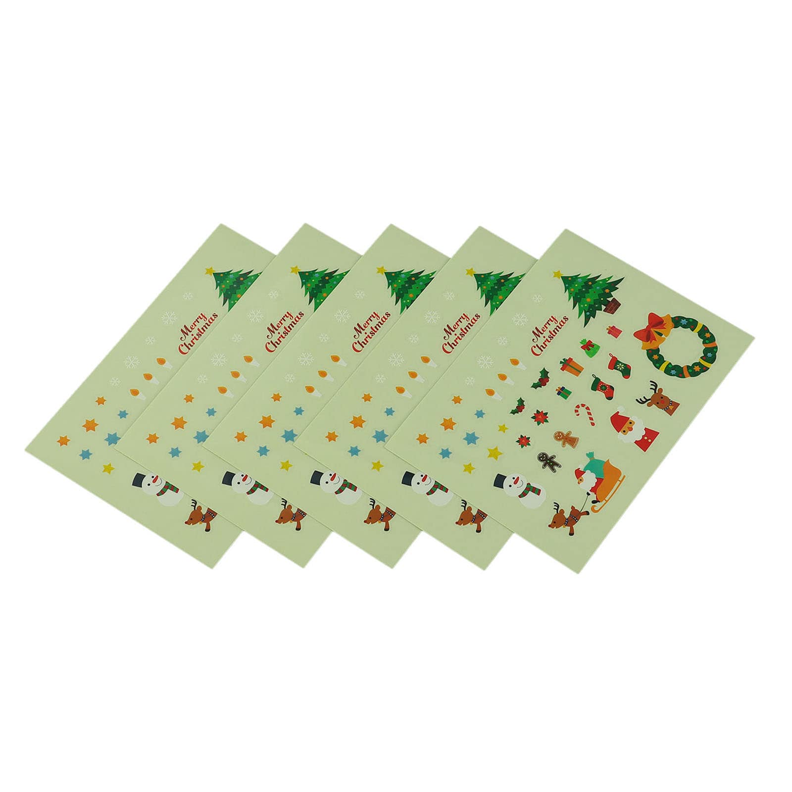 ㈱アーテック クリスマスシール 5枚組1セット(ご注文単位1セット)【直送品】