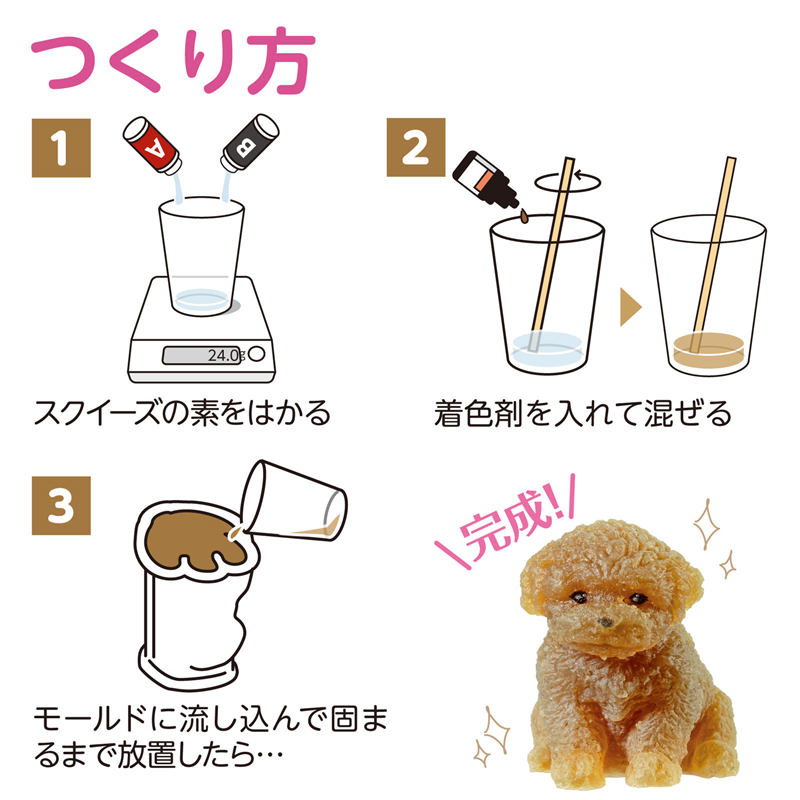 アーテック スクイーズキット プードル 1個（ご注文単位1個）【直送品】