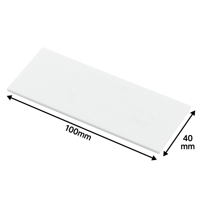 アーテック アクリルプレート 白100×40 1個(ご注文単位1個)【直送品】