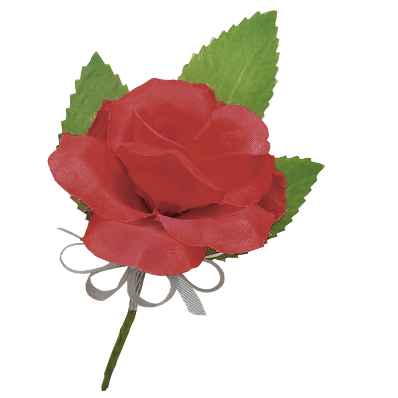 アーテック コサージュ ミニバラ レッド 1個（ご注文単位1個）【直送品】