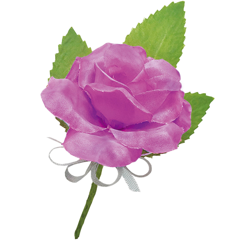 アーテック コサージュ ミニバラ パープル 1個（ご注文単位1個）【直送品】
