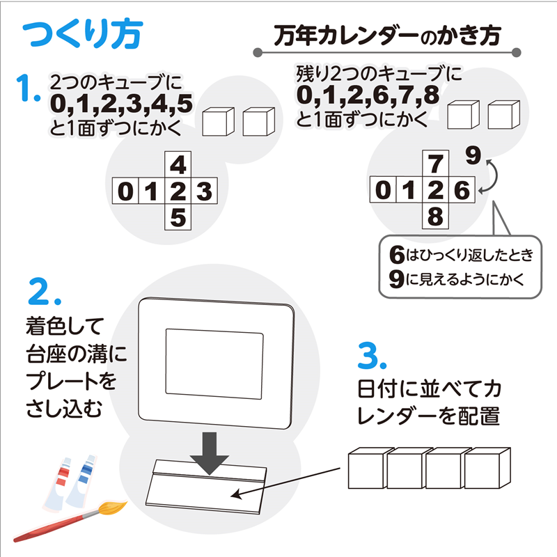 アーテック 木製万年カレンダーフォトフレーム 1個(ご注文単位1個)【直送品】
