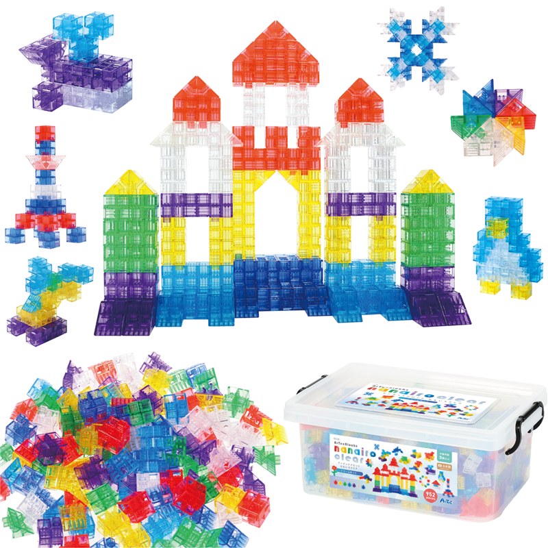 アーテック Artecブロック なないろクリア ドリームセット 1個（ご注文単位1個）【直送品】