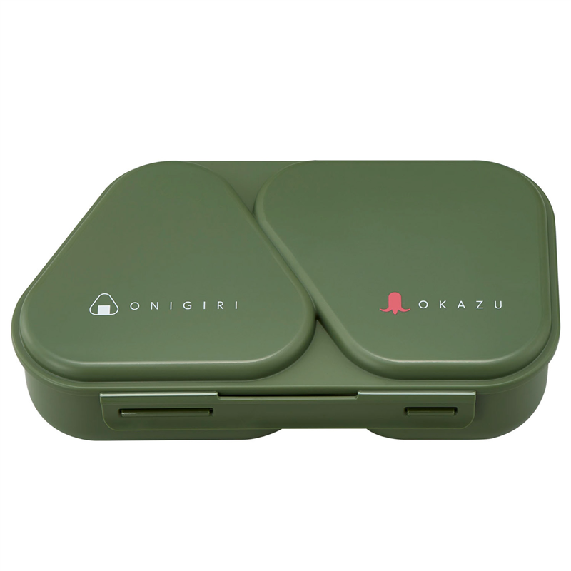 アーテック おにぎりランチケース カーキ 1個（ご注文単位1個）【直送品】