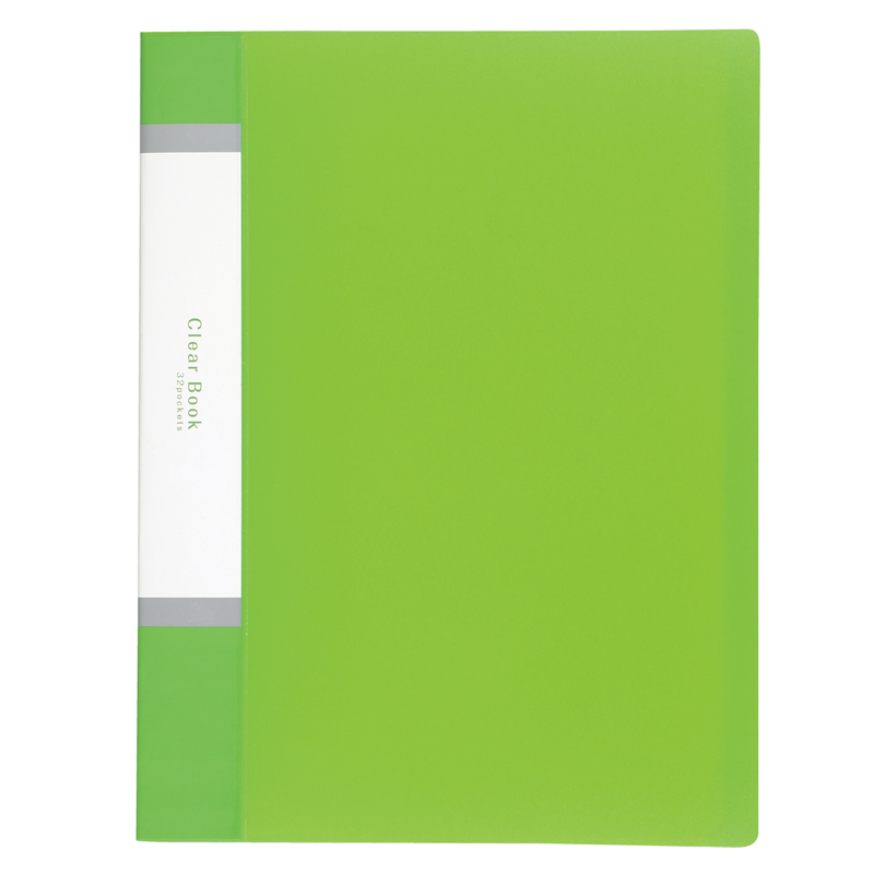 アーテック クリアブックA4横入れ(32ポケット)グリーン10冊パック 1個（ご注文単位1個）【直送品】