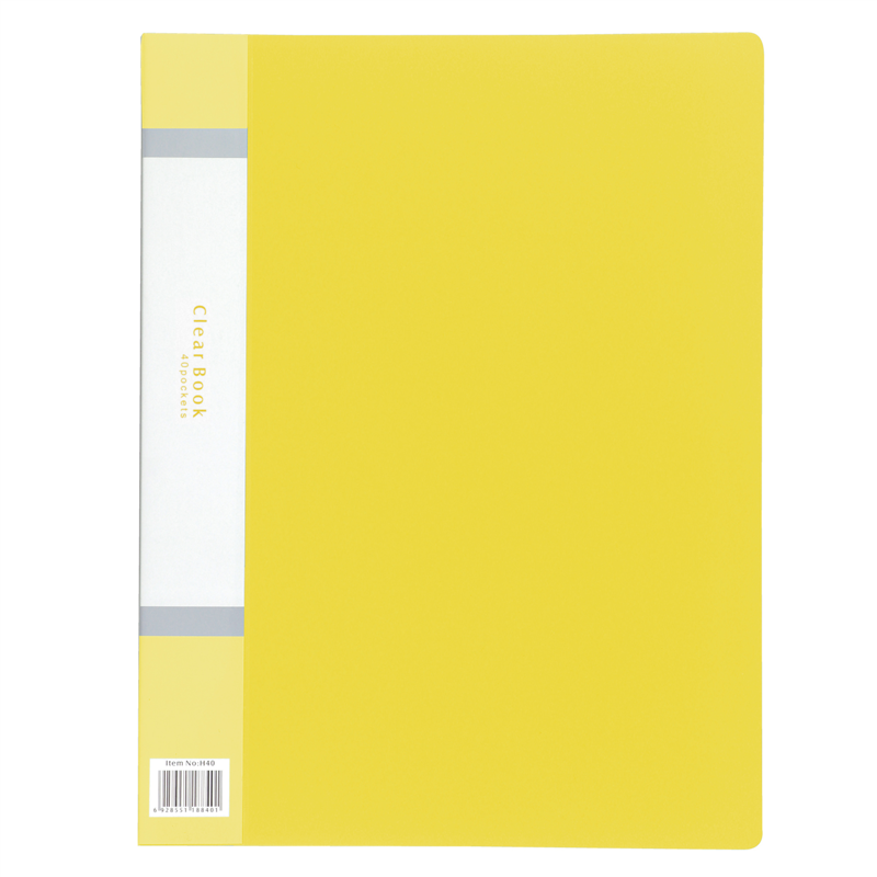 アーテック クリアブックA4横入れ(32ポケット)イエロー10冊パック 1個（ご注文単位1個）【直送品】