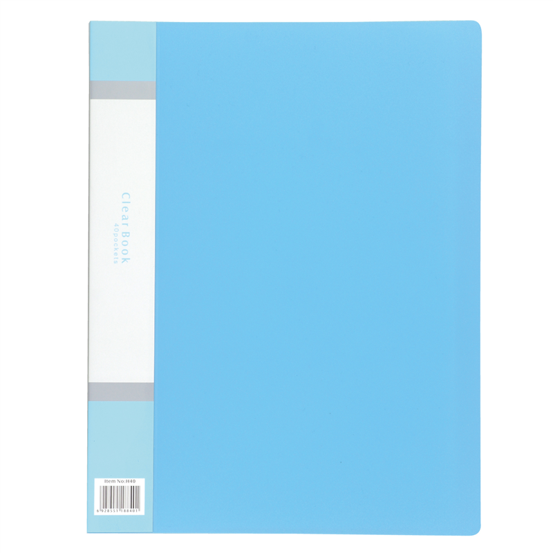 アーテック クリアブックA4横入れ(32ポケット)ブルー10冊パック 1個（ご注文単位1個）【直送品】