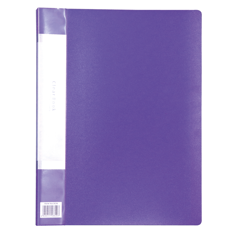 アーテック クリアブックA4横入れ(32ポケット)パープル10冊パック 1個（ご注文単位1個）【直送品】