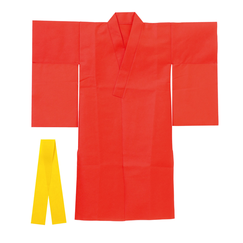 アーテック 衣装ベース 着物 赤(帯黄) 1個（ご注文単位1個）【直送品】