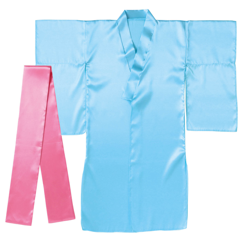 アーテック ソフトサテン 着物(おくみ付) 水(帯桃) 1個（ご注文単位1個）【直送品】