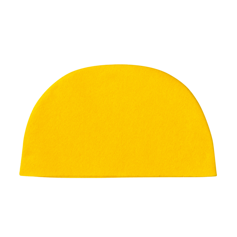 アーテック フェルトまんまる帽子 黄 1個（ご注文単位1個）【直送品】