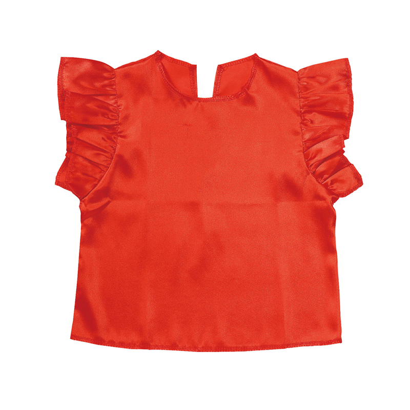 アーテック ソフトサテン フリフリシャツ 赤 J 1個（ご注文単位1個）【直送品】