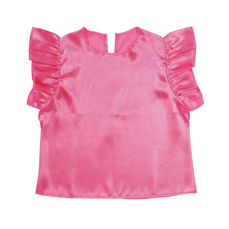 アーテック ソフトサテン フリフリシャツ 桃 J 1個（ご注文単位1個）【直送品】