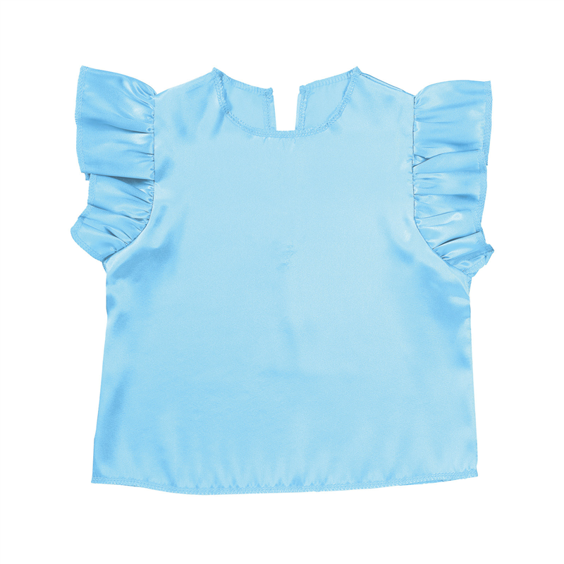 アーテック ソフトサテン フリフリシャツ 水 J 1個（ご注文単位1個）【直送品】