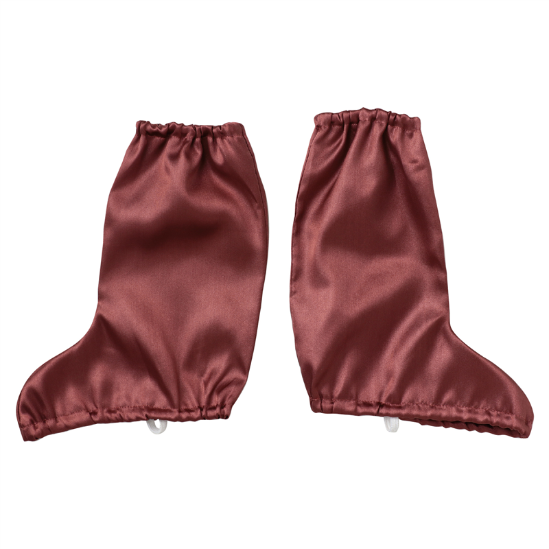アーテック ソフトサテン シューズカバー ブーツ 茶 1個（ご注文単位1個）【直送品】