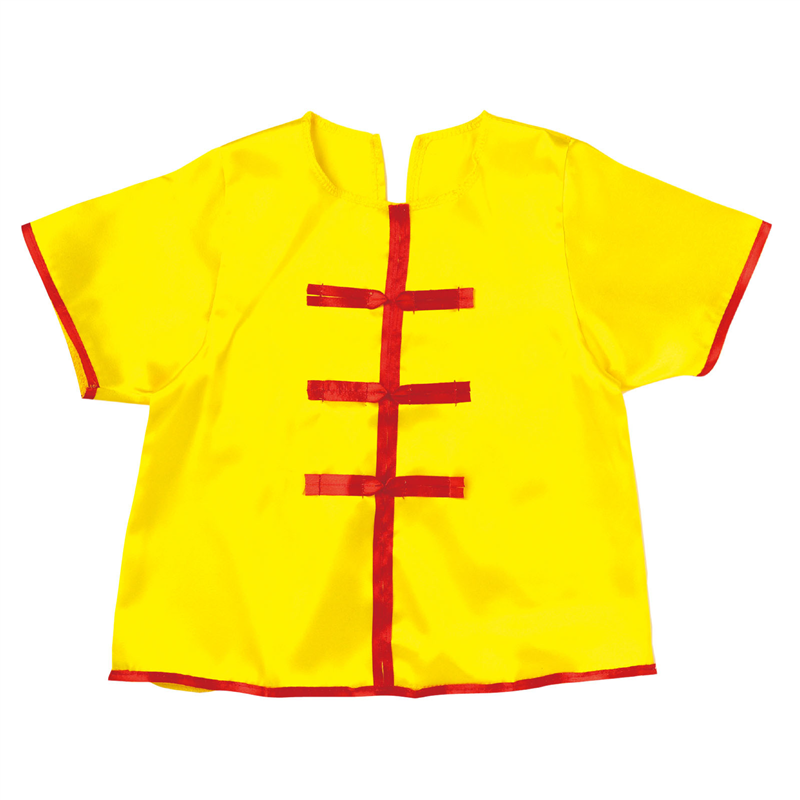 アーテック ソフトサテン チャイナシャツ 黄 C 1個（ご注文単位1個）【直送品】