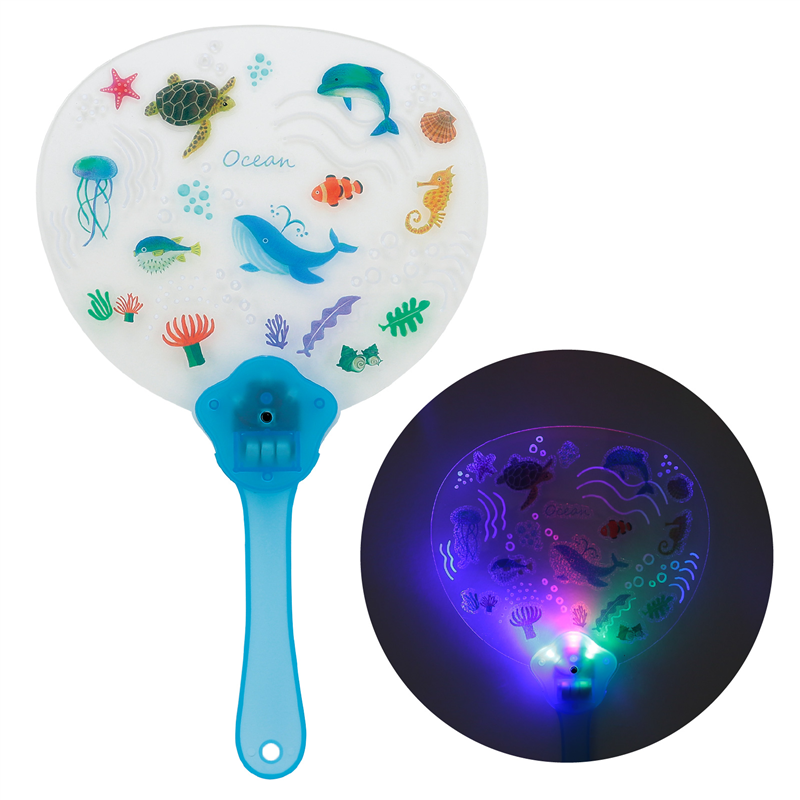アーテック 光る!海のなかまうちわ 1個（ご注文単位1個）【直送品】