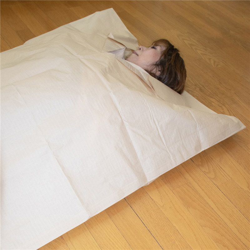 アーテック 紙製 防災寝袋 静音タイプ 1個(ご注文単位1個)【直送品】