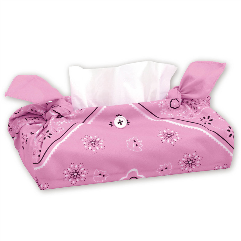 アーテック バンダナティッシュボックスカバー 桃 1個（ご注文単位1個）【直送品】