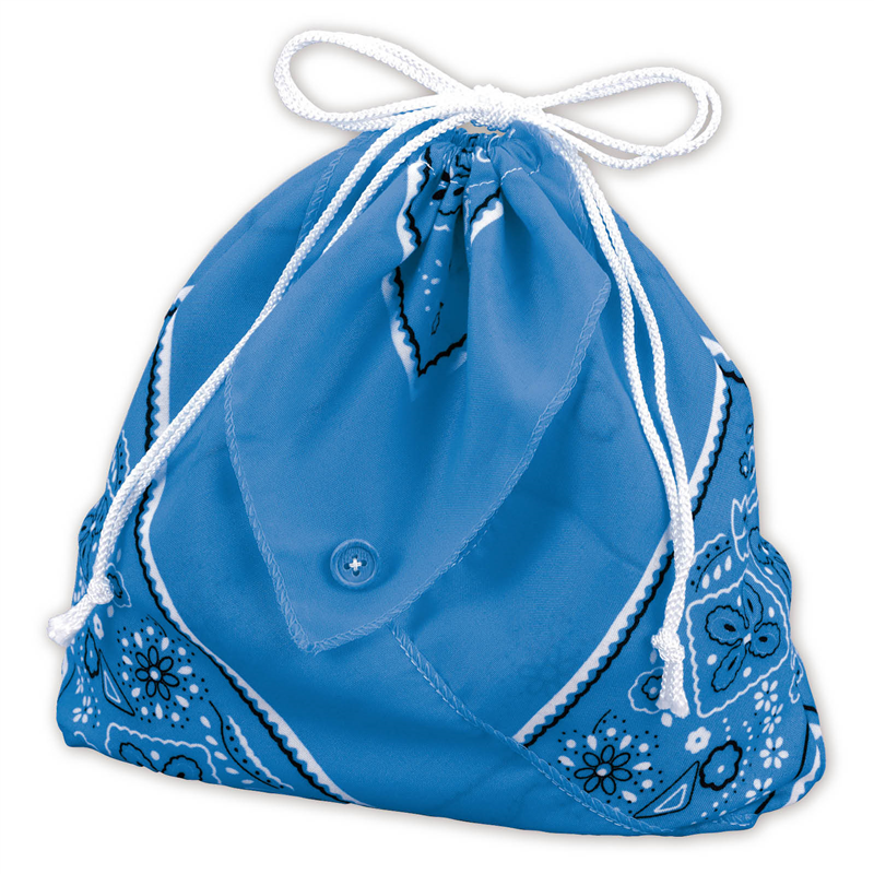 アーテック バンダナ巾着 青 1個（ご注文単位1個）【直送品】