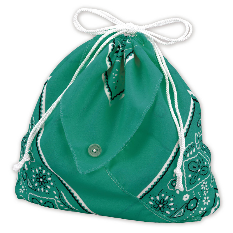 アーテック バンダナ巾着 緑 1個（ご注文単位1個）【直送品】