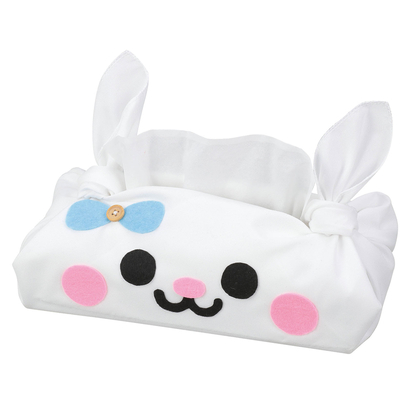 アーテック 基礎縫いアニマルティッシュボックスカバー 白 1個（ご注文単位1個）【直送品】